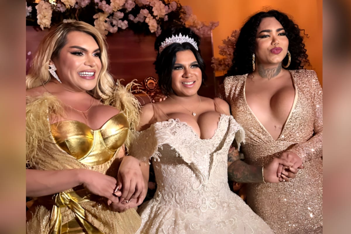 Así fue la boda de Kimberly Irene de 'Las Perdidas' con Óscar Barajas