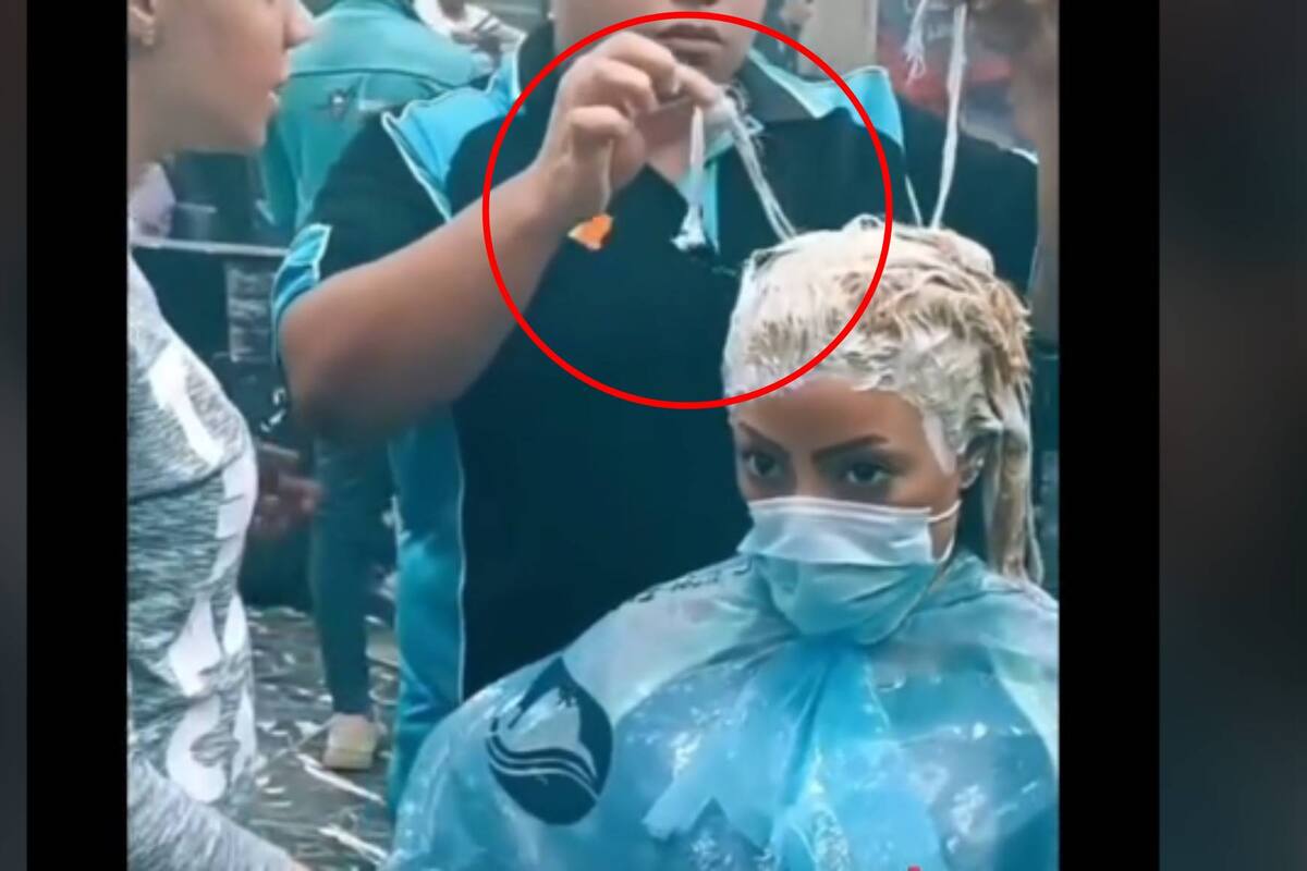 VIDEO: Mujer termina sin cabello por un mal trabajo de decoloración