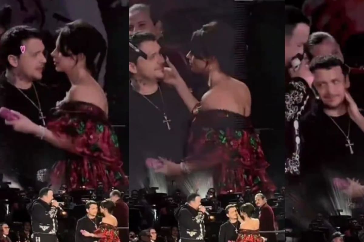 ¿Tensión en el escenario?: El video de Christian Nodal con la familia Aguilar que provoca debate en redes