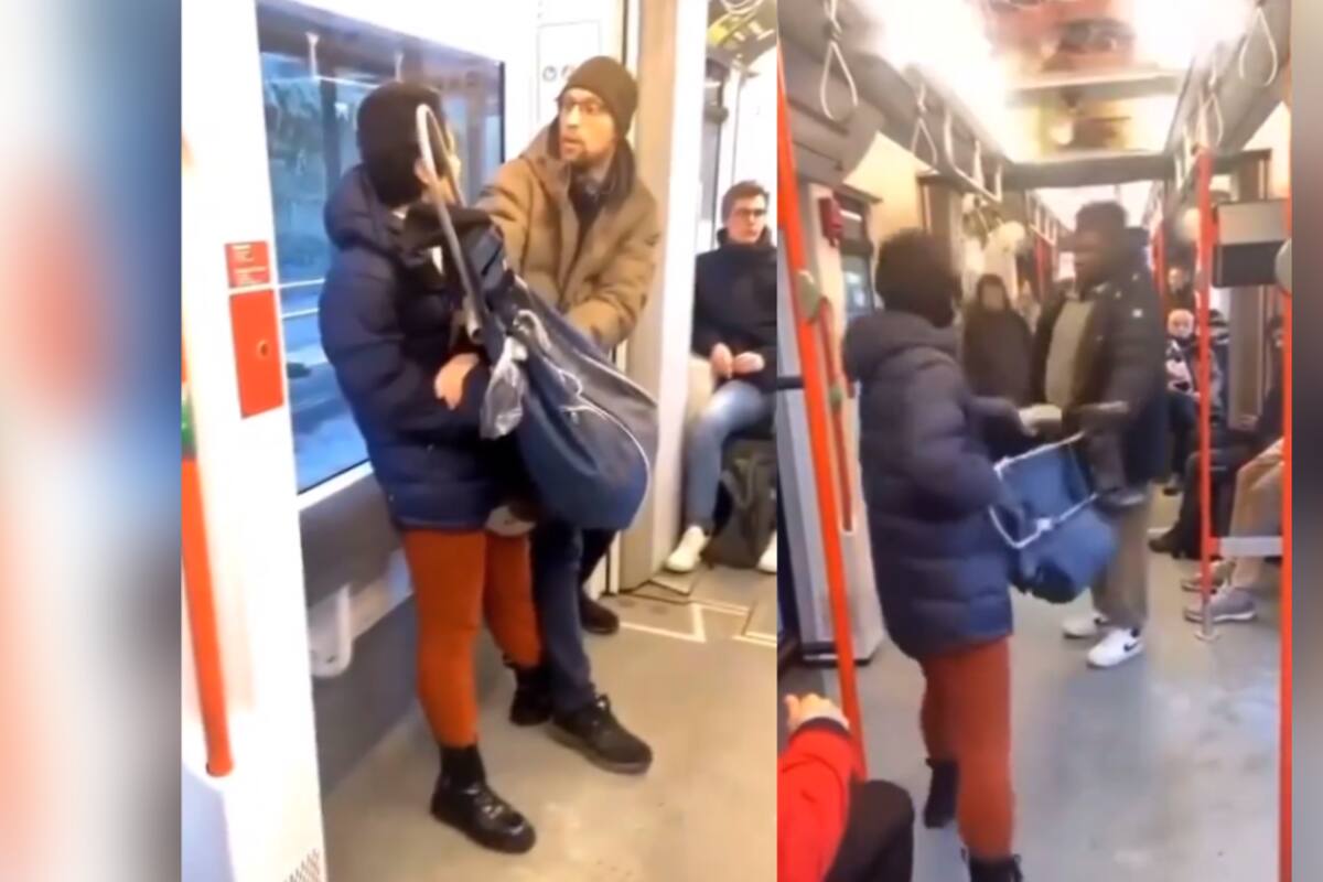 VIRAL: una mujer enloquece y golpea a TODOS los pasajeros de un tren en Noruega