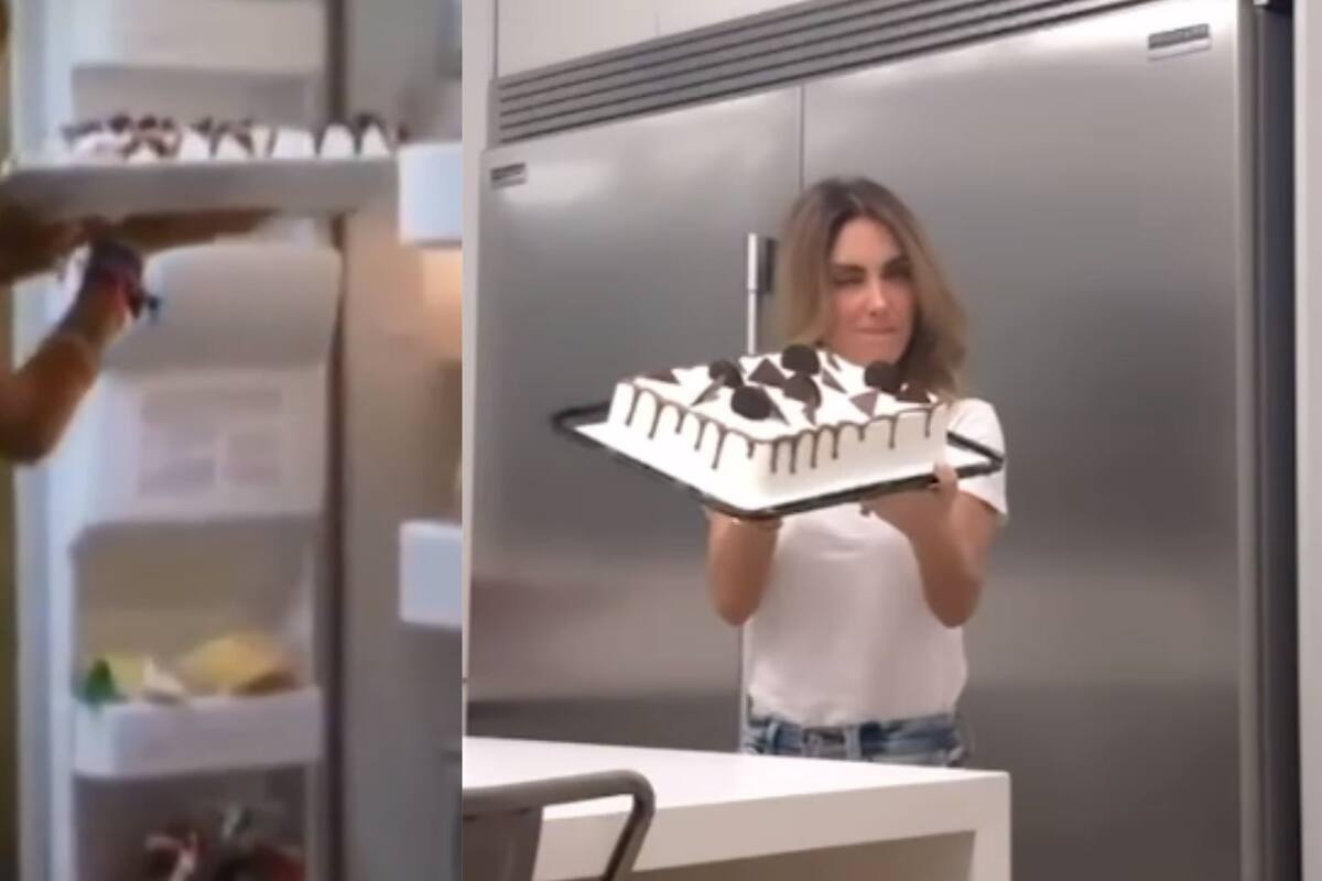 VIRAL: Anahí cumple su promesa y saca el famoso pastel congelado en 2007 durante la serie "RBD, La Familia"