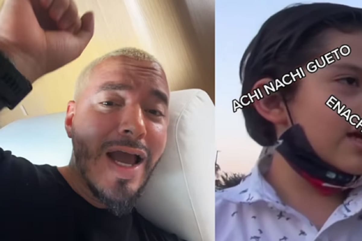 J Balvin reacciona a tierno video de niño mexicano cantando "In Da Getto"