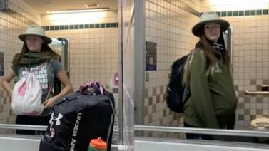 VIDEO VIRAL: Mujer comparte su táctica para meter una maleta extra en el avión 